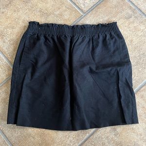 Black JCrew Sidewalk Skirt